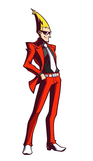 Check out that dashing grin