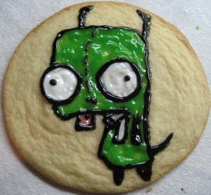 zim Invader Zim Cookie